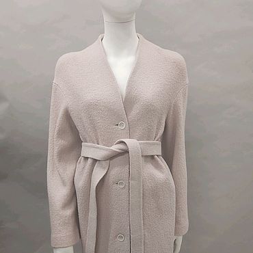 Cozy Knit Plush Zip Robe