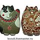 Расписные пряники "Котейки". Набор пряников. Расписные пряники (Марина&Ксения). Ярмарка Мастеров.  Фото №5