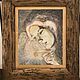 Картина Ангел. В раме под стеклом 36 на 41 см, Картины, Санкт-Петербург,  Фото №1