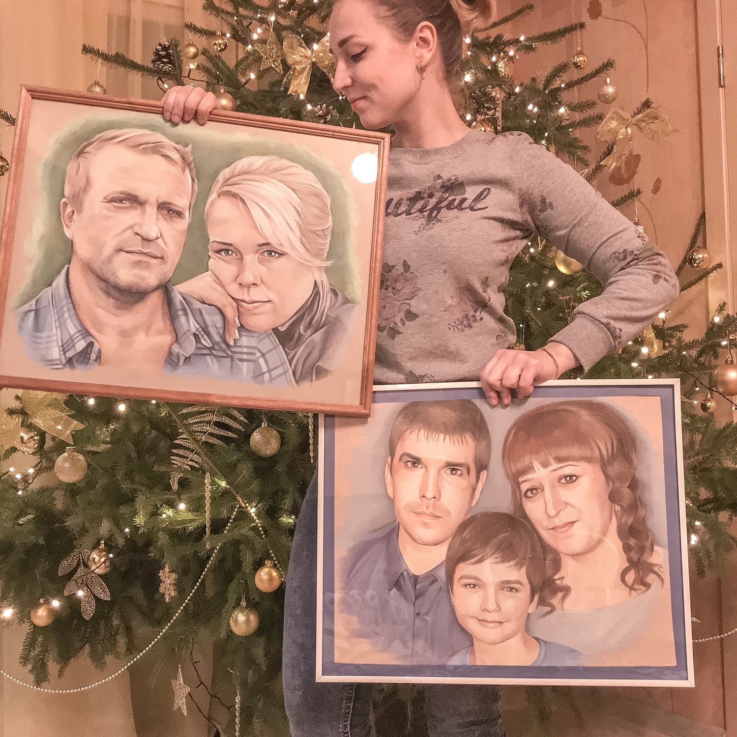 Я со своими работами 
