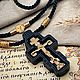 Крестик с портретом Николая Чудотворца и молитвой к нему. Крестик. MisMi jewelry. Интернет-магазин Ярмарка Мастеров.  Фото №2