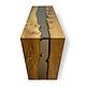 L-shaped 'river bar' made of slab. Tables. Custom furniture making U.LOFT. Online shopping on My Livemaster.  Фото №2