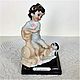 Order Statuette 'Baby and puppy' G. Armani 1987. Lesica. Livemaster. . Vintage statuettes Фото №3