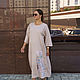 Copy of Maxi linen dress with embroidery. Dresses. NATALINI. My Livemaster. Фото №6