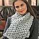 The scarf is voluminous, chunky knit, Scarves, Moscow,  Фото №1