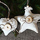 A set of 2 Christmas decoration Shabby-chic, Suspension, Moscow,  Фото №1