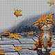 Order Set of embroidery beads 'UNDER the AUTUMN Rain'. Beaded embroidery from Laura. Livemaster. . Embroidery kits Фото №3