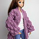 Copy of Copy of Blue Knitted Dress for Smart Doll, Dollfie Dream, 1/3 BJD. Clothes for dolls. Stylish clothes Fairy Tale by Irina. My Livemaster. Фото №10