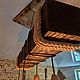 Светильник из Бруса 150*150 канат с 4 лампами. Потолочные и подвесные светильники. IronSun. Ярмарка Мастеров.  Фото №6