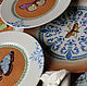 Porcelain painting.The Set 'Heraldry', Tea & Coffee Sets, Kaluga,  Фото №1