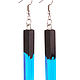 Straight blue earrings (option 2). Earrings. rings888. Online shopping on My Livemaster.  Фото №2