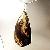 Украшения handmade. Livemaster - original item Very large pendant made of natural Baltic amber(498). Handmade.