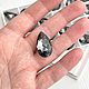 Заказать Подвески Swarovski 6106 Pear-Shaped Pendant, 22 мм. Silver Night. Accessoria Фурнитура для бижутерии. Ярмарка Мастеров. . Кристаллы Фото №3