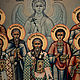 Икона  "Собор  целителей, чудотворцев и бессребреников". Иконы. Деревянные иконы ручной работы. Юрий. Ярмарка Мастеров.  Фото №6