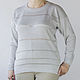 Order Cotton jumper with openwork shackle. stylish things. Livemaster. . Jumpers Фото №3