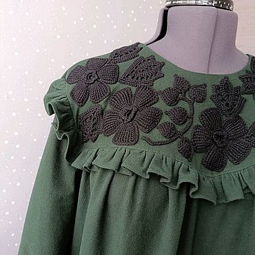 Одежда ручной работы. Ярмарка Мастеров - ручная работа Платье "Василиса".. Handmade.