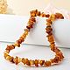 50cm Beads of raw amber gift for a woman, Beads2, Kaliningrad,  Фото №1