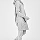 Заказать Серое пальто Asymmetric Gray A07018. MILENA (aakasha). Ярмарка Мастеров. . Пальто Фото №3