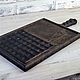 Board for slicing and serving 'Coal'. Cutting Boards. Foksvudrus. My Livemaster. Фото №4
