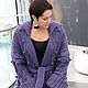 Пальто крупной вязки реплика D&G. Пальто. FULL OF WOOL. Интернет-магазин Ярмарка Мастеров.  Фото №2