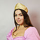 tiaras: Mini headdress of Golden feathers, Tiaras, Moscow,  Фото №1