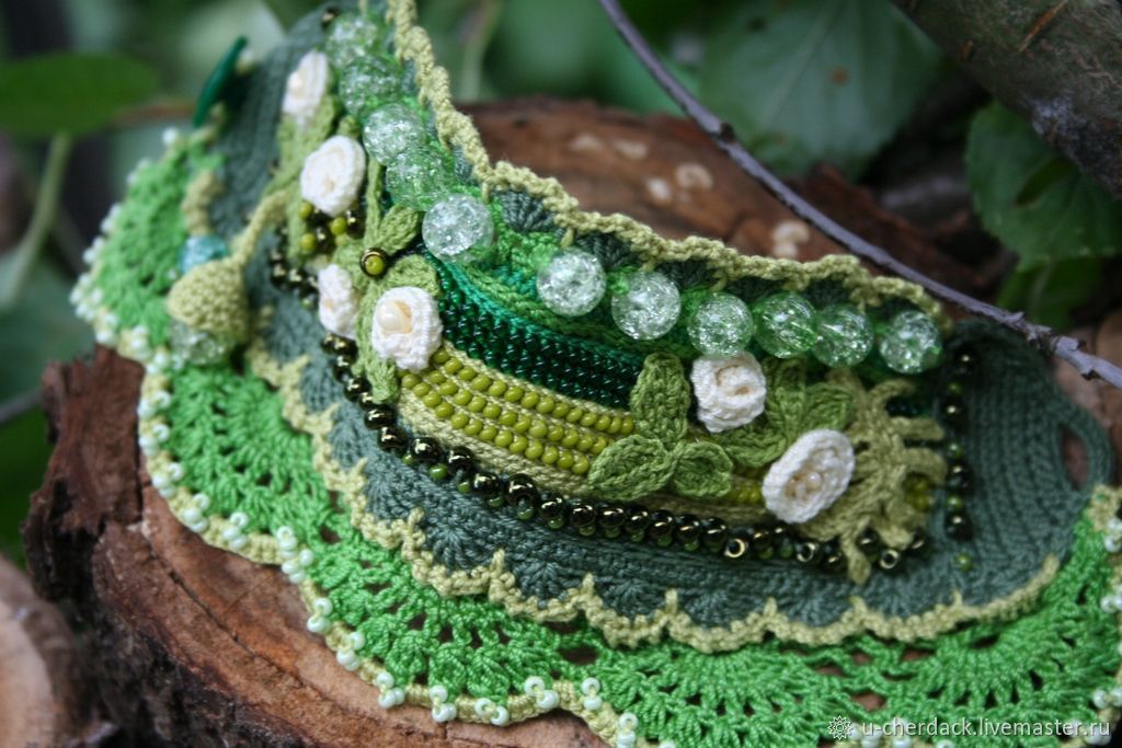 Bracelet boho 'flora', Bead bracelet, Pavlovsky Posad,  Фото №1