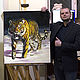 Order Oil painting tiger. Picture. Buy oil painting. Pictures. pirogov-maxim. Livemaster. . Pictures Фото №3