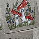 Заказать Ткань для лоскутного шитья. Мухоморы. Ручная роспись. Пэчворк. Купон. Художник Наталья Мигурская. Ярмарка Мастеров. . Ткани Фото №3