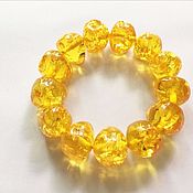 Материалы для творчества handmade. Livemaster - original item Amber beads 18-24 mm.There is a smaller size.. Handmade.