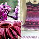 Юбка из Кауни, жаккарды спицами,эффект омбре, Юбки, Москва,  Фото №1