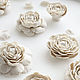 Заказать Цветы из фарфора, скульптура, декоративные цветы, розы. Snow petals. Ярмарка Мастеров. . Декор Фото №3