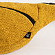 Order Nevari 2.0 hemp belt bag, yellow. Hemp bags and yarn | Alyona Larina (hempforlife). Livemaster. . Waist Bag Фото №3
