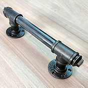 Для дома и интерьера handmade. Livemaster - original item Industrial style pipe door handle, loft. Handmade.