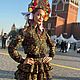 Заказать Костюм «Хохлома» в Русском Стиле. Авторские КОКОШНИКИ И ОДЕЖДА в Русском Стиле. Ярмарка Мастеров. . Костюмы Фото №3