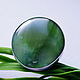 Ring: With jade 'Silk herbs', silver, Rings, Moscow,  Фото №1