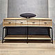 Стол консоль из массива дерева с ящиками LIGNUM. Консоли. Мебельный бутик (Wofurniture). Интернет-магазин Ярмарка Мастеров.  Фото №2
