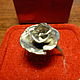 Vintage ring made of silver 925 in the form of rose. Vintage ring. Antiki777. My Livemaster. Фото №4