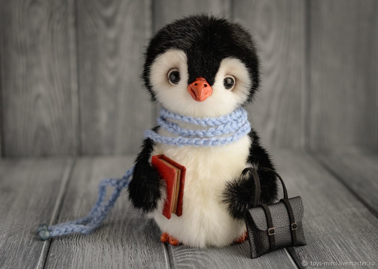 Милые игрушки пингвины