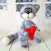 Куклы и игрушки handmade. Livemaster - original item Heart cat. Handmade.