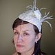 Sombrero de boda 'Gota' color Ivory. Sombreros de la boda. Felt Hats Shop. Ярмарка Мастеров.  Фото №6