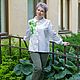 Рубашка с рисунком ручной работы "Лето". Рубашки. Ирина Лебедева Boho House. Ярмарка Мастеров.  Фото №9