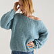 Пуловер из кидмохера с шелком. Пуловеры. Terra Bohemia. Интернет-магазин Ярмарка Мастеров.  Фото №2