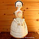 Dorothy. Wooden Queen Anne style doll, Handmade, 12". Dolls. Razdoll'e by Inna. My Livemaster. Фото №6