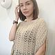 Жилет - безрукавка Brillante oversize. Жилеты. Lilly Lo. Ярмарка Мастеров.  Фото №6