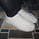 Women's knitted slippers Alaska. Socks. Warm Yarn. Интернет-магазин Ярмарка Мастеров.  Фото №2