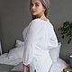 Вышиванка женская из поплина,белого цвета. Блузки. Etno Moda. Интернет-магазин Ярмарка Мастеров.  Фото №2