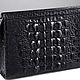 Клатч из кожи крокодила IMA0732B1. Клатчи. CrocShop товары из экзотической кожи. Ярмарка Мастеров.  Фото №4