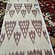 Uzbek silk ikat. The cloth hand weaving of Adras. ST010, Fabric, Odintsovo,  Фото №1