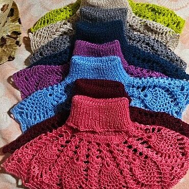 Аксессуары ручной работы. Ярмарка Мастеров - ручная работа Манишки. Handmade.