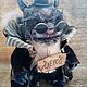 Кот Базилио, Интерьерная кукла, Лесной,  Фото №1